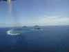 A shot out of the plane window of some islands to the West of Viti Levu [main island] on our way to Mana Island