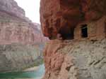 An abandoned Anasazi granary up on the cliffs