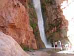 This would have been a good place for a quick dunk if the water wasn't falling at ten bazillion miles an hour - it was hard to even get close to the cascade due to the intense wind it generated.