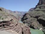 Hiking partway up a side canyon