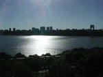 The view from our old apartment--late afternoon over the Hudson