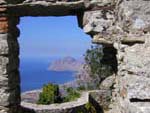 Views from Erice - here from within a Castle that was built on the site of an ancient temple to Venus.