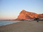 Sunset on the beach at San Vito lo Capo