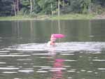 Playin' frisbee at the reservoir