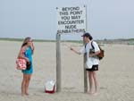 At the beach with Robyn and Will. Sandy Hook, 6/30/03