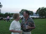 Mom & Dad enjoying the evening