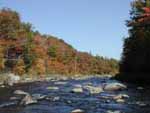 We spent the afternoon here in the middle of the Ausable River. Robyn basked/napped on a rock mid-stream while I... well, basically, played like a little kid