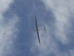 A sailplane getting a tow. Nice.