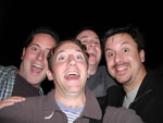 Okay, this was actually taken the month before (10/13/03) when Aaron, Bob, Cesar and I met to have drinks and watch the Yankees game in Little Italy