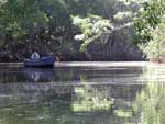 A fisherman on Rio Montana