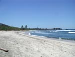 Playa Pelada on a crowded day