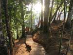 The path to our bungalow